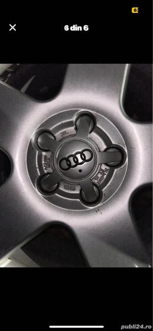 jante audi wv golf skoda 5x112 r17 anvelope iarna  - imagine 3