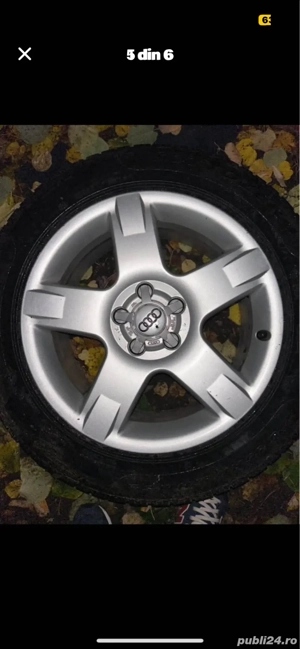 jante audi wv golf skoda 5x112 r17 anvelope iarna 