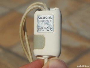 Casti vechi telefon tip HS-3 Nokia utilizate 2007 - imagine 4