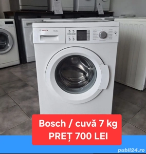 Bosch   capacitate cuvă 7 kg. Reducere 4oo lei. 