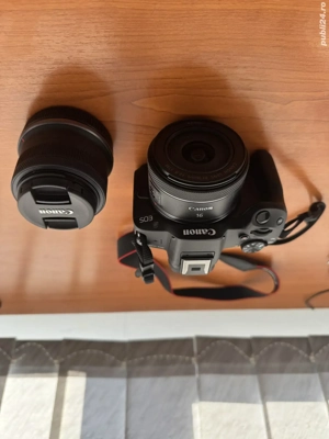 Vând Canon EOS R50 Kit 18-45 mm   16 mm