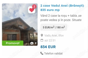 2 case Vadul Anei (Brănești) 835 euro mp - imagine 9
