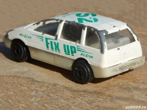 Macheta van Fix Up Pit Crew (Nissan Prairie 1991) 1:64 uzata veche - imagine 3