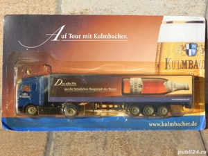 Macheta cap tractor camion Mercedes Actros bere Kulmbacher 1:87