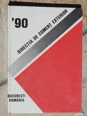 Agenda Directia de Comert Exterior 1990 deteriorata cu lipsuri