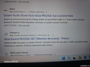 boxe active 1000w bluetooth 15 toli  - imagine 5