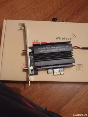 Vând Placă de rețea Wi-Fi 6E PCIe AX5400  - imagine 4