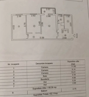 Apartament 3 camere zona KM 4-5 - imagine 8