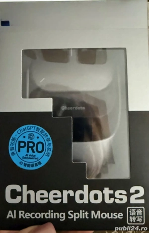 Mouse Inteligent 4-în-1 CheerDots 2   Wireless, Touch Control, Laser   SIGILAT