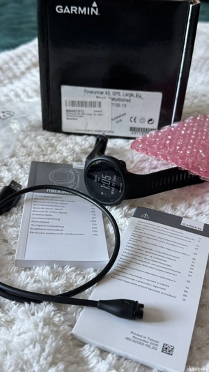 Ceas alergare Garmin Forerunner 45 negru 42mm GPS