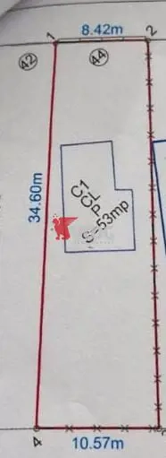 Teren cu casa de vanzare in Ciarda Rosie-328 mp-toate utilitatile - imagine 3