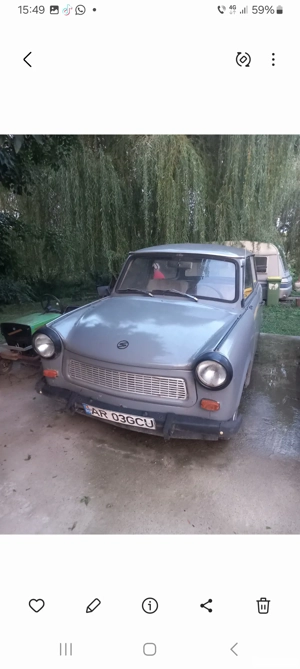 vind  Trabant 601k stare buna an fabricație 1982 - imagine 2