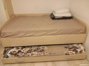 Pat dormitor cu 2 nivele