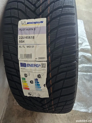 Jante originale Mercedes 18 + cauciucuri Michelin noi !!!! - imagine 4