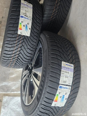 Jante originale Mercedes 18 + cauciucuri Michelin noi !!!! - imagine 3