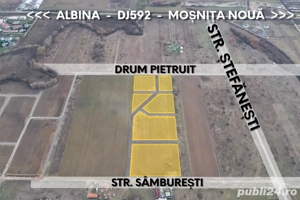  parcele de teren cu utilitati la mosnita noua!