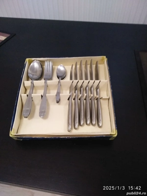 Set tacamuri inox - 24 buc