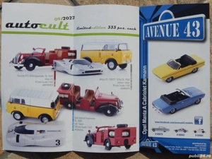 Pliant prezentare machete auto Autocult 09.2022