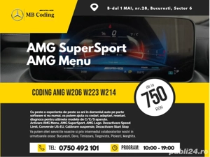 Codari diagnoza Mercedes C E S GLC GLE W206 W223 W214 W167 AMG TESTER