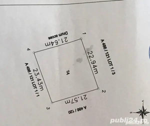 Proprietar - Vând 500 mp teren intravilan Lazu, județul Constanța, fără utilități - imagine 6