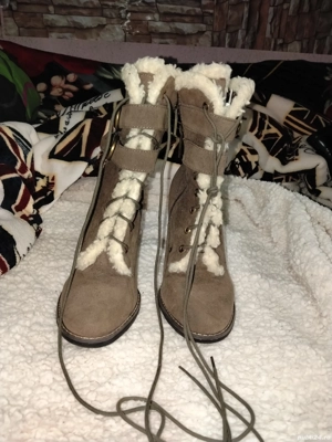 ghete de iarnă cu blană 