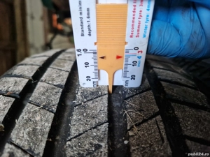 set 4 Roti 16" jante aliaj  + anvelope 205/55 R16 5mm carne - imagine 4