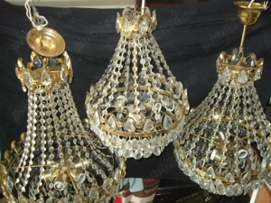 Lustre anii 80* cristal hand made - imagine 2