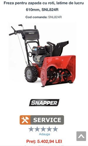 Freza zapada nefolosita