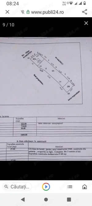 Ofertă luna mai: vând teren 1000 m p intravilan in slatina - imagine 4