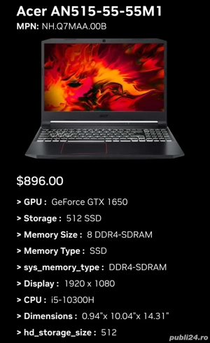 Acer Nitro Gaming  - imagine 4