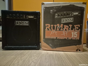 Fender Rumble 15 combo chitara electrica bass in Timisoara. Amplificator chitara bass.