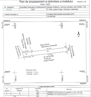 Vand 3200 mp teren  Sat CIULNITA Arges - imagine 2