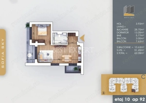 2 Camere Ideal Investitie -Finalizat -Disponibilitate Imediata