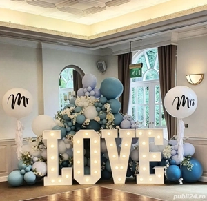 Decor Arcade si Panouri din Baloane si Flori pentru Nunta Botez Majorat