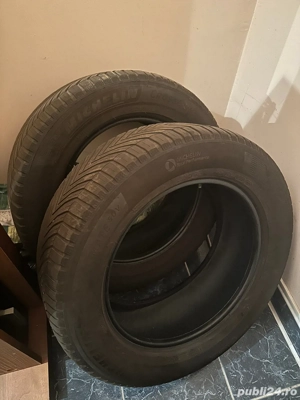 2 anvelope iarnă Michelin M+S 255/55/18