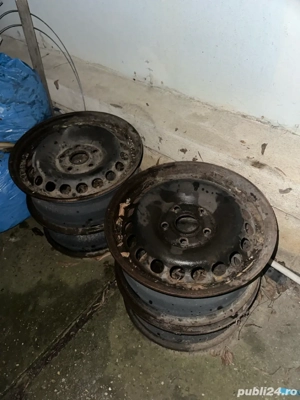 4 jante tablă Volkswagen Golf r15