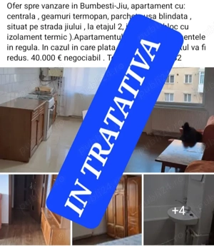 Apartament de vanzare  in Bumbesti-Jiu 