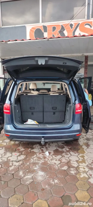 De vanzare VW Sharan 2011, full, 7 locuri, crem piele alcantara