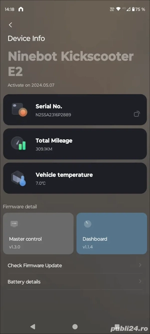vand trotineta electrica Ninebot  - imagine 3