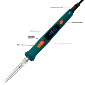 Letcon ESD 120W temperatura ajustabila 200-600 grade C - imagine 3