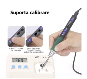 Letcon portabil profesional cu varfuri C235 JBC si port USB C  - imagine 5