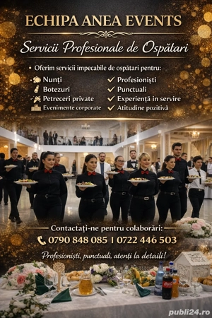 Ospătari pt evenimente 