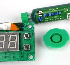 Lipire UV masca BGA PCB reparatii trasee placi de baza - imagine 4