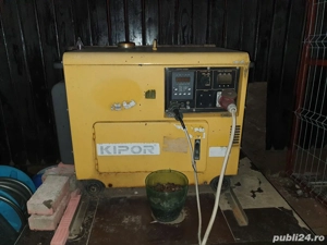 Generator 6kw diesel KIPOR trifazat cu automatizare