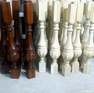 Balustri lemn pentru scări 