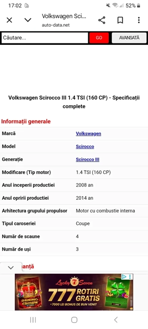 Wolkswagen Scirocco  - imagine 7
