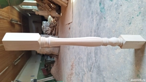 Balustri și stâlpi din lemn pentru scări 