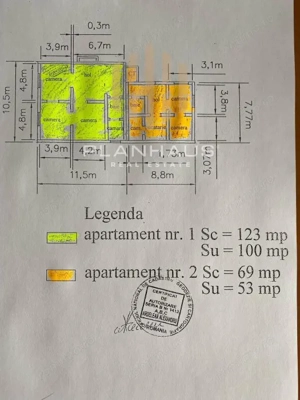 Casa tip duplex , str.Mihai Eminescu ,zona excelenta la strada principala - imagine 8