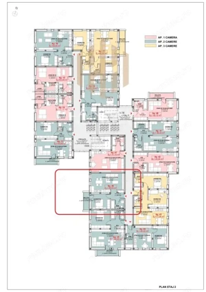 Apartament 2 camere ,etaj 2 ,Centrul vechi  - imagine 7