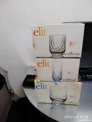 Set pahare "Elit" - 18 buc